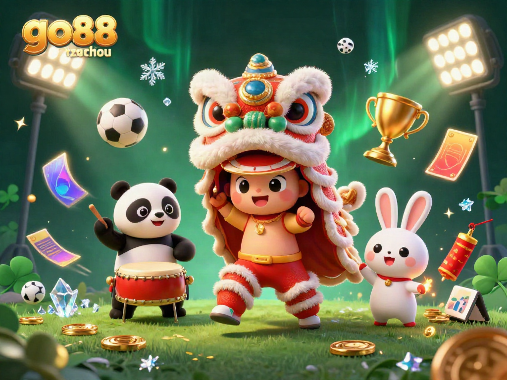 Experience the thrill of go88 trang chủ with dynamic games, and delightful characters in a vibrant casino scene.
