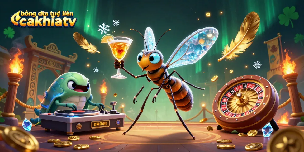 Experience thrilling bóng đá trực tuyến cakhiatv action with engaging 3D casino elements and vibrant characters.