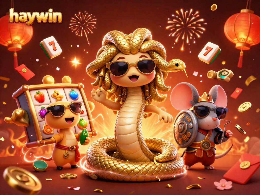 Join the fun at haywin with this lively 3D illustration featuring Medusa and a warrior mouse!