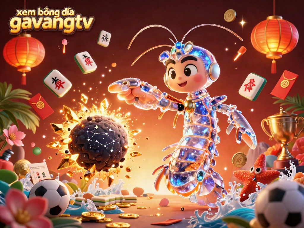 Experience xem bóng đá gavangtv with a galactic samurai shrimp in an explosive sports betting scene.
